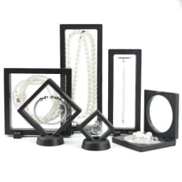 PE Film Transparent Visible Jewelry Storage Box Ring Earring Box Bracelet Necklace Display Box Jewelry Dustproof Storage Box