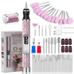 Professional Electric Nail Polishing Machine Nail Drill Multiple Gears Low Noise Nails Sander File Set For Manicure Salon Tools