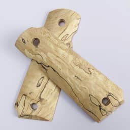 1pair Gun 1911 Grips Spalted Maple Wood Handle Grips Patch CNC Custom 1911 Grips Handle Accessories