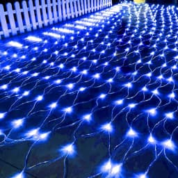Creative 3*2M/2*2M LED Mesh Curtain Lights 8 Modes Christmas Garland Fairy String Lights for Garden Party Wedding New Year Decor