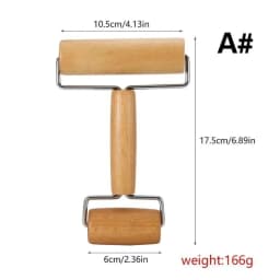 1PC Rolling Pin Pastry and Pizza Baker Roller Wooden Baking Crush Nuts Crackers Cookies Kitchen Utensils