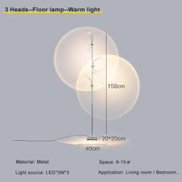 Contemporary Floor Lamp Creative Italy Design Rainbow Modern Led Floor Light 10W Living Room Stand Light Bedroom Desk Lamp