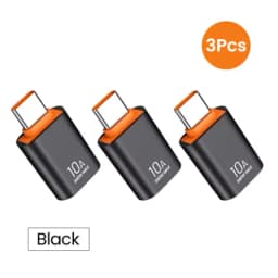 USB3.0 Type-C Data Adapter Type C 10A USB C Male To USB Female Converter For Macbook Xiaomi Samsung Fast OTG Connector 