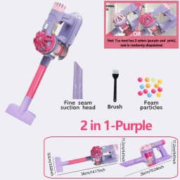Kids Simulation Electric Vacuum Cleaner Cleaning Set for Toddlers Role Play Housekeeping Educational Toys Girl Boy Gifts