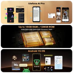 【World Premiere】Ulefone RugKing 3 Pro Rugged Phone 6.56" 120Hz 5700mAh Android 15 Up to 16GB RAM,128GB ROM NFC 4G Global