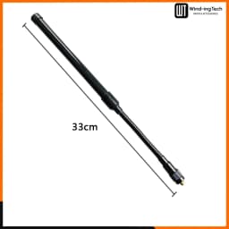 Gooseneck Tactical Antenna UV-25 AR-152 VHF UHF Foldable Antenna For Baofeng UV-18 Pro MAX UV-5R Quansheng UV-K5 UV-K6 Ham Radio