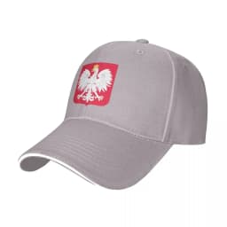 Polish Eagle In Red Shield Coat Of Arms Poland Summer Baseball Caps For Mens Personalized Male Beach Dad Hat Trucker Cap