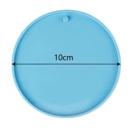 5 Size Round Tag Pendant Silicone Mold DIY Keychain Crystal Epoxy Resin Mold Hand Gift For Christmas Home Decoration Accessory