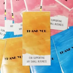 10-50pcs/pack Rectangular "Gift For You" Stickers Thank You Stickers For Small Business Gift Packaging Decor Sealing Labels