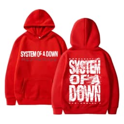 90s Vintage Rock Band System of A Down Mezmerize Print Hoodie Men Women Alternative Metal Music Sweatshirt Men's Gothic Hoodies