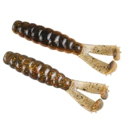 JOHNCOO 7cm 3.1g TPE Two T-tails Soft Bait Fishing Lure 6pcs Artificial Worm Bait Wobblers Swim Ned Rig