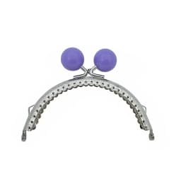 8.5/10.5cm Candy Color Beads Silver Metal Purse Frame Handle for Clutch Bag Handbag Accessories Making Kiss Clasp Lock