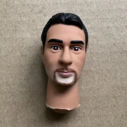 1/6 Vintage Doll Heads Princess For 30cm Solid Male Soldier Sculpt Female Children Playing Birthday Gifts