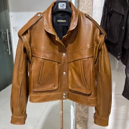 YOLOAgain High Quality Dark Brown Real Leather Jacket Women Sheepskin Biker Jacket Female 2024 Autumn