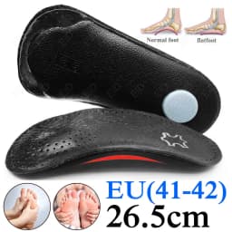 EiD Orthopedic Insoles Orthotics Flat Foot Health Sole Pad For Shoes Insert Arch Support Pad For Plantar fasciitis O/X Leg pads