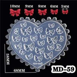 SNASAN Tiny Flower Heart Dolphin Gemstone Beauty Nail Art Resin Silicone Mould DIY Handmade Tool Small Beads Resin Silicone Mold