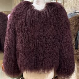 YOLOAgain Plus Size Dark Brown Mongolia Sheep Fur Jacket Women Real Fur Jacket Female Winter Warm Outerwear