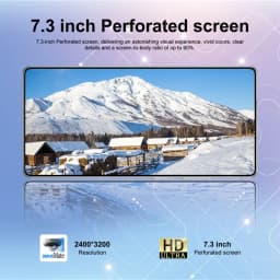 K-Touch C26 Ultra Mobile Phones 7.3 Inch 5G Dual SIM Smartphone Android 15 Cell Phone 16+48MP Camera 7800mAh Face Unlocked Cellphones For Men Women