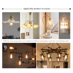 2Pcs E14 LED Bulb E27 220V Filament Light A60 C35 ST64 G80 G95 Edison Glass Bulb Retro Antique Vintage Style Cold White Warm