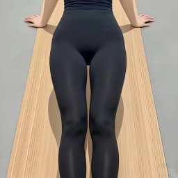Ultra Thin Translucent Capri Leggings Seamless Shaping Tights Stretchy Sports Pants Sheer Skinny Trousers for Women