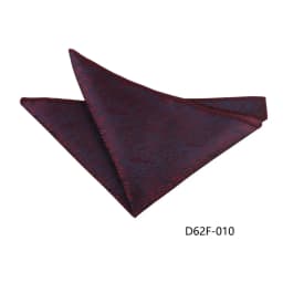 24cm Korean Style Leaf Floral Handkerchief For Men Suits Brown Red Pocket Square Polyester Woven Hanky Small Towel Tuxedo Cravat
