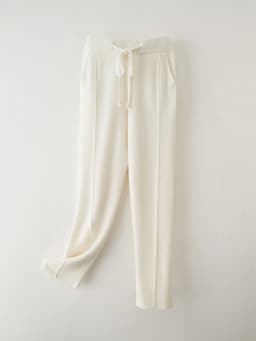 ANGEL 100% Merino Wool Women's Medium Seam Pencil Pants Autumn Winter Cashmere Knitting Pants Simple Style Soft Warm Trousers