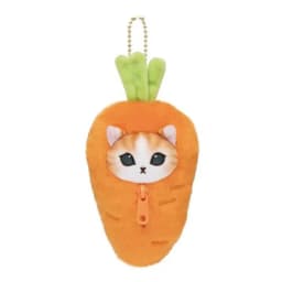 Kawaii Mofusand Shark Cat Fruit and Vegetable Series Plush Toys Backpack Keychain Cartoon Soft Stuffed Doll Girls Birthday Gift