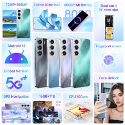 2026 HOT Camon 40 Pro Original 7.3inch HD Global Card 8000mAh Battery Facial Recognition Function Edition Smart Dual HH20