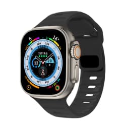 Silicone Strap For Apple Watch ultra Band 49mm 46mm 44mm 45mm 42mm 41mm 40mm sport correa bracelet iwatch Series 9 10 7 6 5 se 8