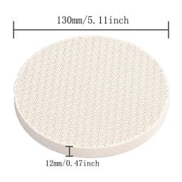 Square Honeycomb Refractory Bricks for Gold Silver Copper Jewelry Welding Processing Round Welding Plate with Heat Insulation