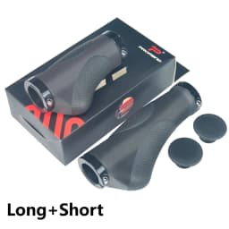 Bicycle Handlebar Grips TPR Rubber Comfy City Mountain Bike Scooter MTB Soft Cycling Handle Bar Cover End Non-slip Aluminum Lock