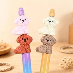20pcs New 3D Silicone Beads Mini Focus Beads For Pens Food Grade Silicone Teether Beads DIY Jewelry Pacifier Chain Accessories