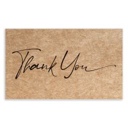 9.0x5.4cm Pink Black Foil Stamp Greeting Label Custom Thank You Cards For Small Bussiness Gift Box Decoration Packaging Supplies