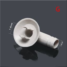 Air Conditioner Ac External Unit Drain Hose Connector Elbow Fitting With Rubber Ring
