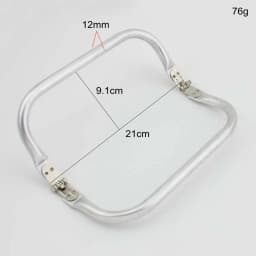 1-5-10 pieces,Medium 7.5 inch 8 inch Large 10 inch light weight aluminum tube clutch bag frame,Classical pouch new frames