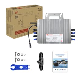 MPPT 2000W Micro Solar Inverter IP67 Household With WIFI DC26-60V Easy to Install Solar Grid Tie Converter With T-connector