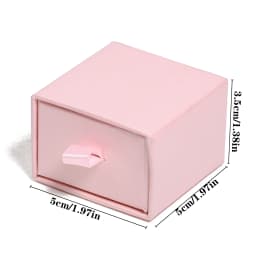 1pcs Kraft Paper Drawer Jewelry Packaging Box Greeting Card Necklace Bracelet Gift Display Case Boxes Cardboard Jewelry Storage