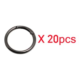 5-30pcs O Rings Metal Bag Buckles 16-38mm Openable Spring Clasp Carabiner Clip Snap Hook Keychain for DIY Handbag Accessories