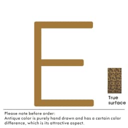 Nurlin Solid Brass Hammered Antique Brass 4-12 Inches 10-30cm Big Number Letter Door House Public Floating Signature