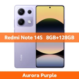 Xiaomi Redmi Note 14S Smartphone Global Version 120Hz 6.67" AMOLED Display MTK Helio G99 CPU 200MP Camera 67W Hyper Charge 5000m