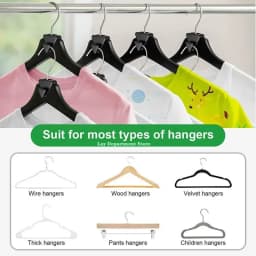 Triangles Clothes Hanger Connector Hooks Closet Clothes Hooks Rack Space Saving Cascading Plastic Wardrobe Coat Organizer Holder