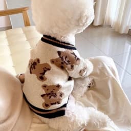 Dog Winter Sweater Knitted Warm Pet Clothes for Small Medium Dogs Chihuahua Puppy Pet Sweaters Yorkshire Cardigan Dog Coat Vest