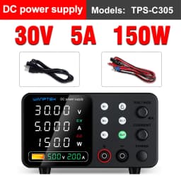 Wanptek 30V 5A 10A 60V 5A 120V 3A Lab DC Power Supply Adjustable Digit Display Memory Function Power Supplies Voltage Regulator