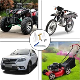 Carburetor Cleaning Kits Wth 13 Wires 10 Needles 5 Brushes 1 Pick Repair Tools For Auto Motorcycles ATV Welder Lawn Equipment