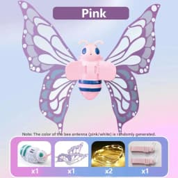 Electric Butterfly Wings Moving Elf Wing with Light Fairy Wings for Kids Birthday Christmas Cosplay Dress Up Angel Girls Toy