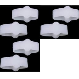 1/2/3/4Pairs Gel Toe Separator Toe Protector to Correct Bunions and Restore Toes to Their Original Shape for Women Men Spacers