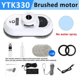 DIVEDEER White/Black Home Automatic No Spray or Water spray Window Cleaning Robot Intelligent Wipe High-rise Large Area Window