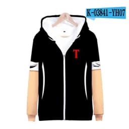 3D Print Anime Captain Tsubasa Ozora Tsubasa Kojiro Hyuga Costume Unisex Hoodie Zipper Hooded Jacket Soccer Jerseys Uniform