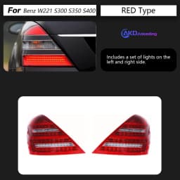Car Lights for Benz W221 LED Tail Light 2006-2013 S300 S350 S500 Rear Stop Lamp Brake Signal DRL Reverse Automotive Accessories
