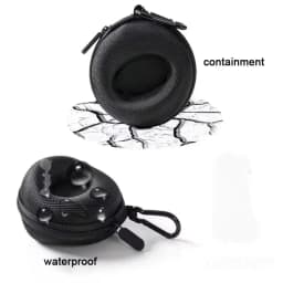 Portable Watch Travel Case EVA Watch Storage Box Waterproof Watch Holder Zippered Smartwatch Container Single Watch Organizer